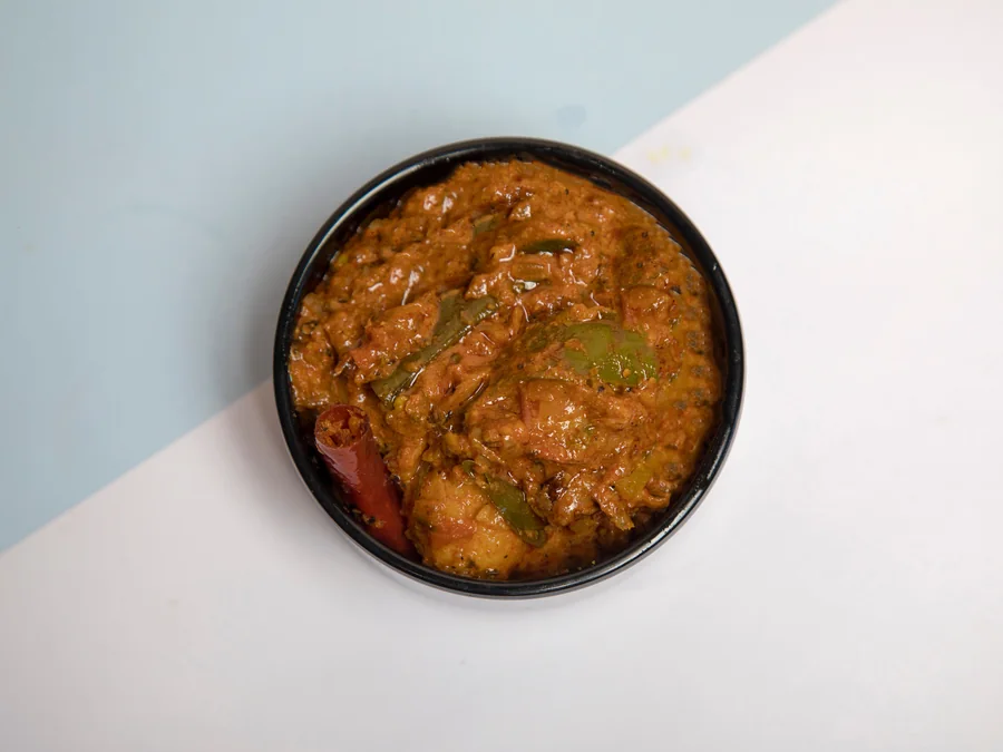 Mixed vegetable curry.