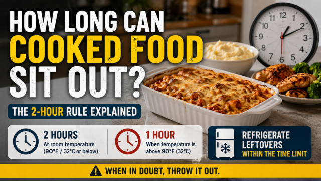 Food Left on the Counter: When Does It Become Too Long?