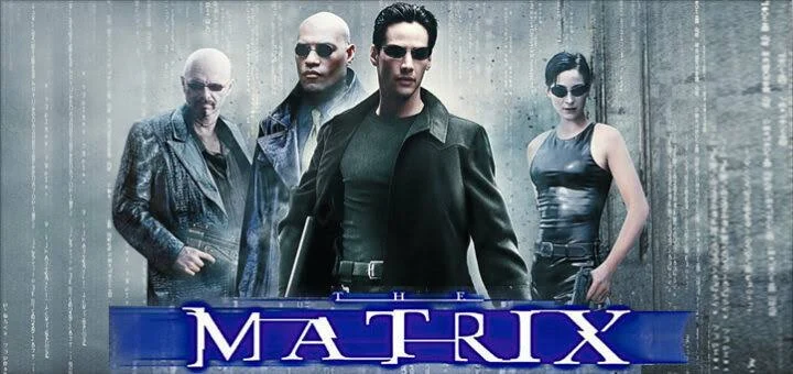 The Matrix sci-fi movie about simulated reality