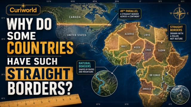 Why Do Some Countries Have Such Straight Borders?