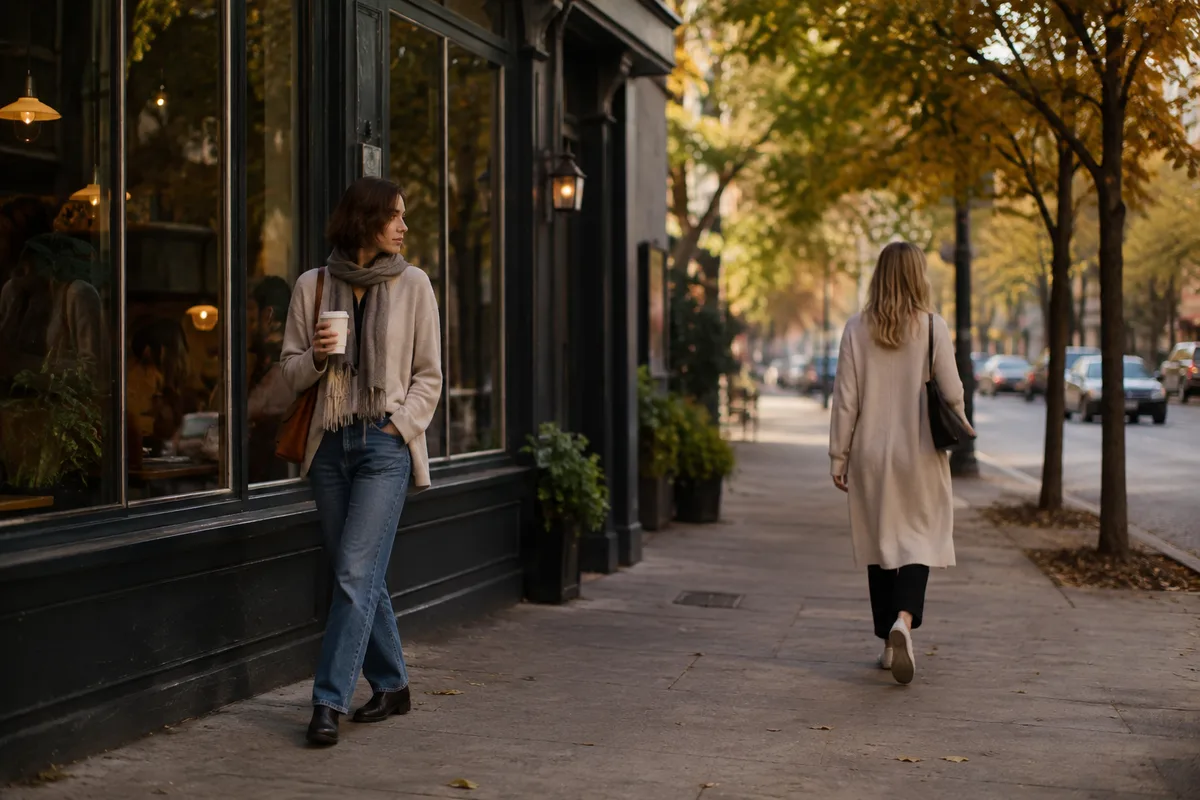 Two friends going separate ways after spending time together