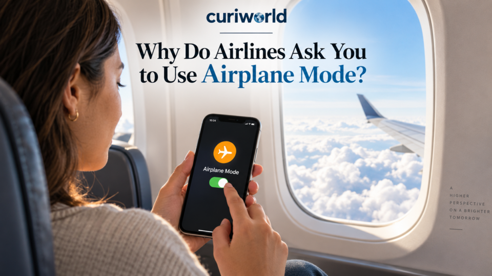Why Do Airlines Ask You to Turn On Airplane Mode? What Your Phone Is Actually Doing