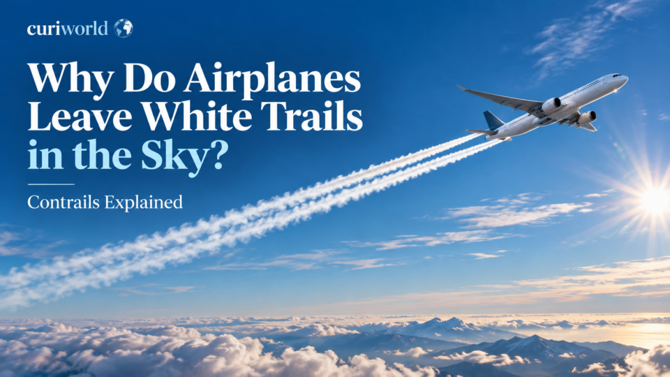 Why Do Airplanes Leave White Trails in the Sky? Contrails Explained