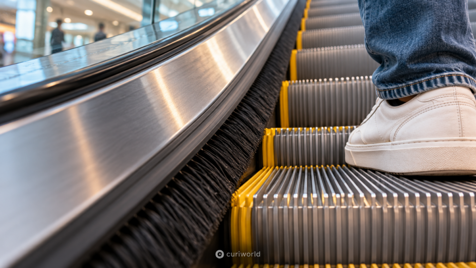 Why Do Escalators Have Brushes on the Sides? They’re Not for Cleaning Your Shoes