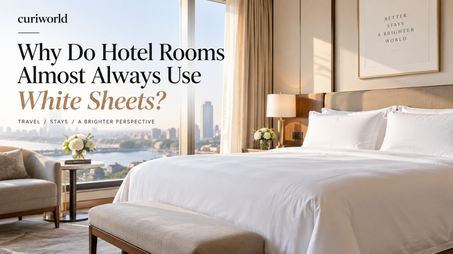 Hotel Inn Layout Why Do Hotels Use White Sheets?